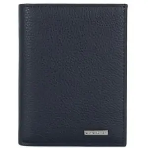Portefeuille Pliée Milano Gentlemen Lancaster 1704 Bleu Foncé pas cher