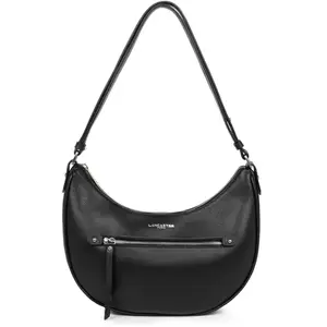 Lancaster - Sac hobo - Firenze - Noir - Cuir de vachette grainé TU pas cher