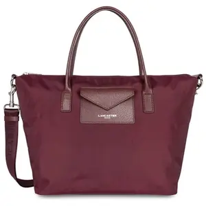 Lancaster - Sac cabas main - Smart KBA - Bordeaux - Nylon/Polyamide TU pas cher