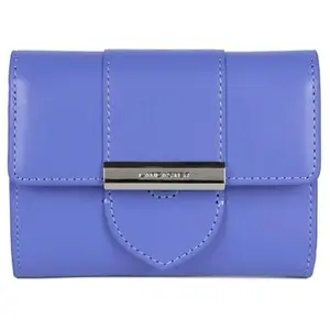 Portefeuille A rabat avec fermoir Paris Ily Lancaster 131-050 Bleuette pas cher