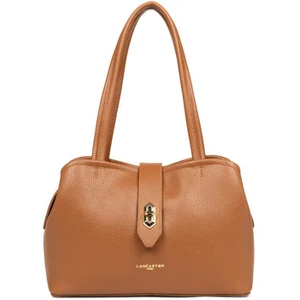Sac cabas M en cuir signature Lancaster pas cher