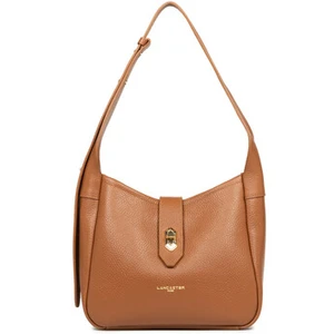 LANCASTER Petit sac seau - Top Double Camel - In - Orange pas cher