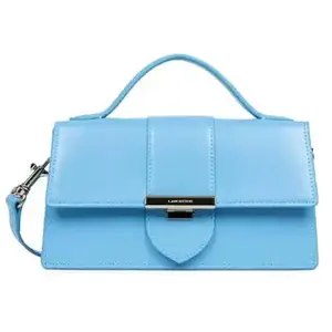 Sac à main LANCASTER  Baguette Paris Ily M Bleu Atoll