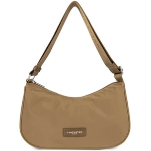 Lancaster - Sac besace - Basic Vita - Sable doré - Nylon/Polyamide TU pas cher