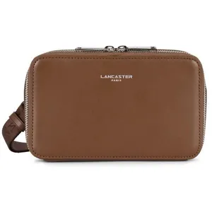 Sacoche Zippé Mini Paris Homme Lancaster 312-20 Marron pas cher
