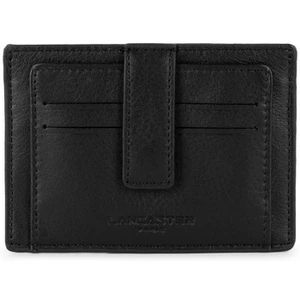 Porte cartes Lancaster Ref 120 41 Noir 10*9*1,5 cm pas cher