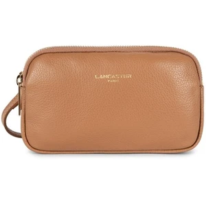 Comparateur de prix : Lancaster - Double pochette - Dune - Camel - Cuir de vachette grainé TU