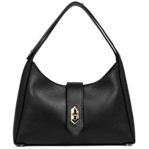 Comparateur de prix : Sac porte epaule en cuir Lancaster Ref 470 60 Noir in Nu 27*14*10 cm