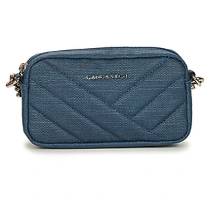 Lancaster - Pochette smartphone - Canvas Matelassé - Bleu foncé - Toile de coton cirée TU