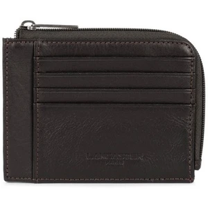 Porte-cartes Zippé Soft Vintage Homme Lancaster 120-42 Marron pas cher