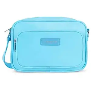 Comparateur de prix : Grand sac trotteur Lancaster Ref 510 77 Bleu atoll 26*18*6 cm