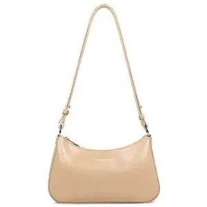 Comparateur de prix : Sac porté épaule - Lancaster - Ref 54232 - Cuir - Beige foncé - 27x15x6 cm