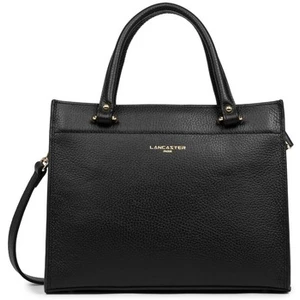 Lancaster - Sac À Main M - Foulonnée Double - Noir- Femme pas cher