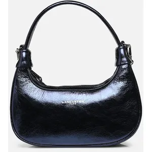 Lancaster - Mini sac hobo - Aura - Bleu foncé - Cuir de vachette TU pas cher