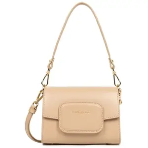 Sac Bandouliere LANCASTER Sac Paris Pad Mini 480-059 Beige Foncé pas cher