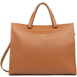 Grand sac cabas Lancaster ref 64227 Camel in or 38*29*13 cm pas cher