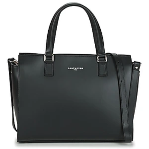 LANCASTER Sac à Main Cuir CONSTANCE Noir Femme pas cher