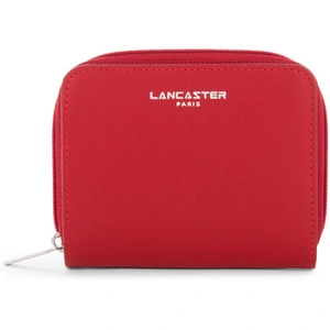 Portefeuille Lancaster en cuir ref_lan41893 Rouge 12.5*10*4