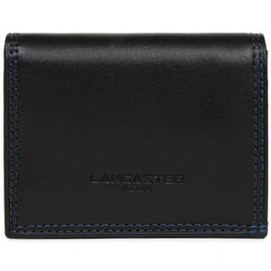 Comparateur de prix : Portefeuille Lancaster cuir Ref 26057 noir bleu 10*8*1 TU Noir
