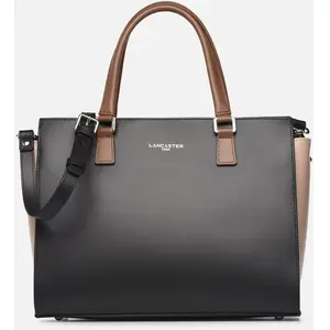Comparateur de prix : Sac à main Lancaster en cuir ref_38650 Noir/Nude/Vison 32*25*12