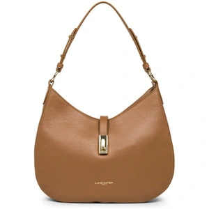 LANCASTER Foulonne Milano Large Shoulder Bag Camel [116146] pas cher