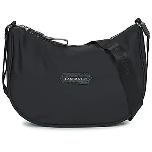 LANCASTER Basic Premium Hobo Bag Noir [116176]Vendu paramazon