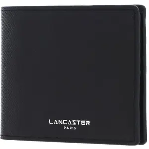 Lancaster - Porte-cartes - Delphino Lucas - Noir - Refente de cuir de vachette grainé TU pas cher