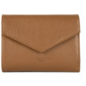 Portefeuille Lancaster Ref 55433 camel 13*10*3 TU Marron pas cher