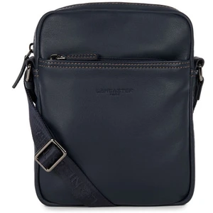 Comparateur de prix : Sacoche bandoulière Lancaster en cuir ref_lan27446 Bleu 18*24*5