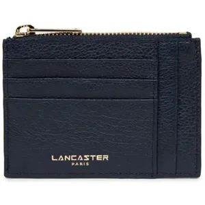 Porte-cartes Zippé Dune Lancaster 129-22 Bleu Foncé pas cher