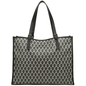 Lancaster - Grand Sac Cabas Épaule - Ikon - Noir- Femme pas cher
