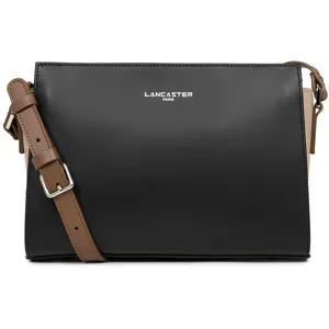 Lancaster Lancaster Sac bandouliere Smooth 437-02 - ONE SIZE / NOIR NUVI pas cher