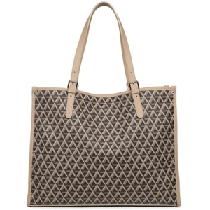 Lancaster - Grand Sac Cabas Épaule - Marron Nude- Femme pas cher