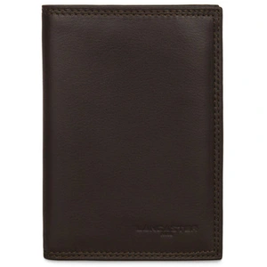 Lancaster Portefeuille en cuir vachette ref_lan25387 Marron