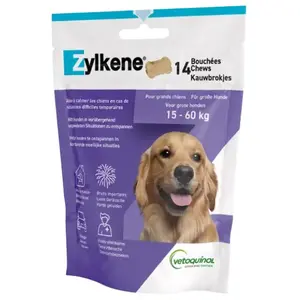 Zylkene chew vetoquinol 450mg (20-40kg) chiens 14 bouchées pas cher