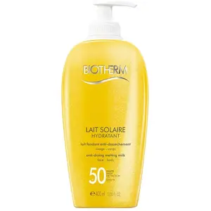 Comparateur de prix : Biotherm Waterlover - Lait Solaire Hydratant SPF50+ - Tube éco-conçu 400 ml