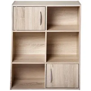 COMPO Meuble de rangement contemporain coloris chêne - L 62 cm pas cher