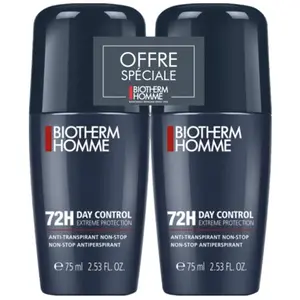 Comparateur de prix : Biotherm Day Control Protection 72h déodorant roll-on lot de 2x75ml