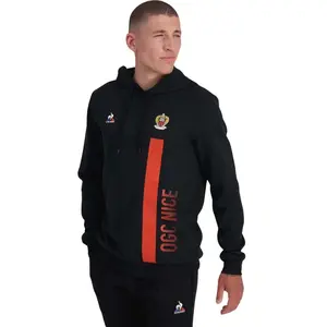 Le Coq Sportif Sweat à capuche Homme noir M pas cher
