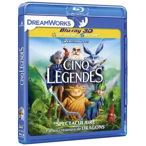 Paramount Les cinq légendes Combo Blu-ray 3D + 2D + DVD pas cher