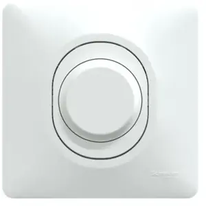 Variateur complet Schneider Ovalis blanc pas cher