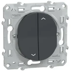 Mécanisme commande volet roulant 2 commandes Schneider Ovalis anthraci... pas cher