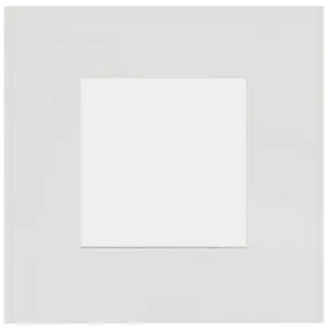 Plaque de finition 1 poste Schneider Unica Déco Essentielle NU600218 c... pas cher