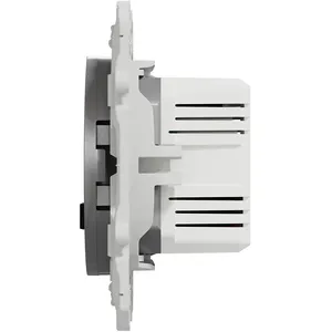 Mécanisme double chargeur usb A + C 12W Schneider Odace aluminium