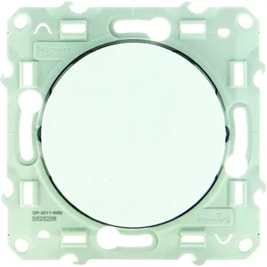 Comparateur de prix : Schneider Interrupteur Poussoir simple Odace 230 V blanc
