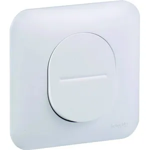 Schneider Ovalis - Interrupteur va-et-vient, 10 A, connexion automatique - Blanc pas cher