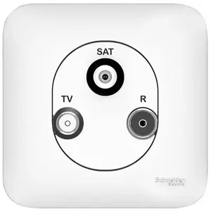 Schneider Prise TV FM SAT Ovalis pas cher