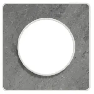 Plaque de finition 1 poste Schneider Odace Touch S52C802U coloris pier... pas cher