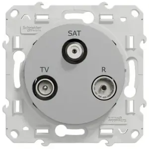 Schneider SCHNEIDER ELECTRIC Prise TV Odace aluminium