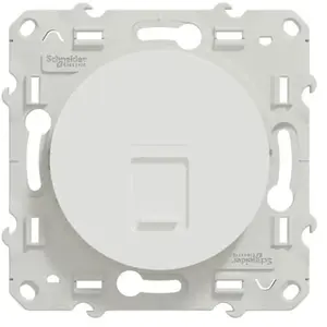 Schneider - prise rj45 odace grade 1 cat. 5 utp 'a vis blanc pas cher